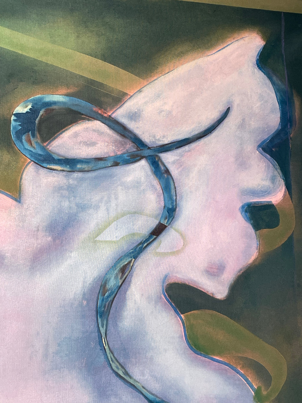 Unraveling, oil on canvas