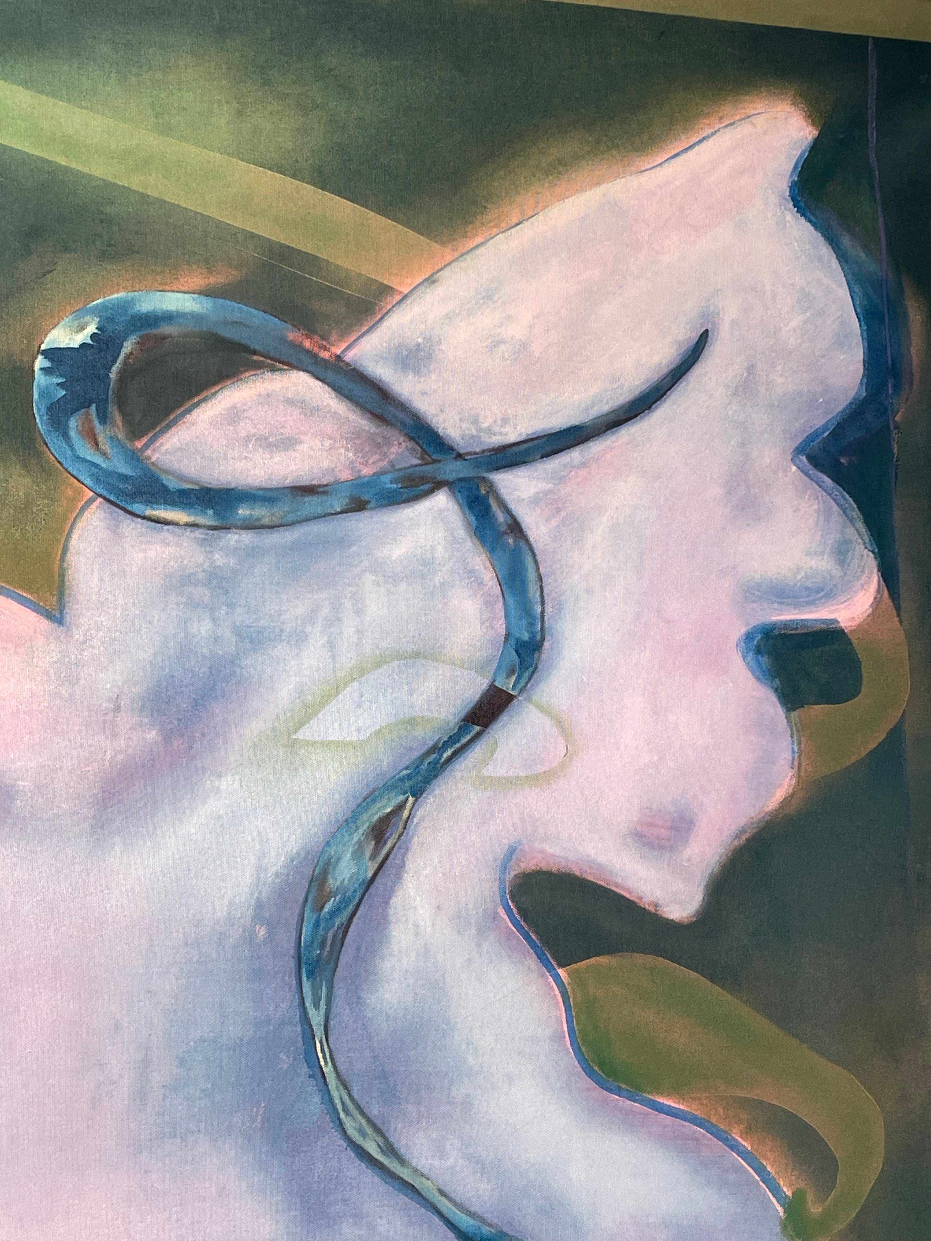 Unraveling, oil on canvas