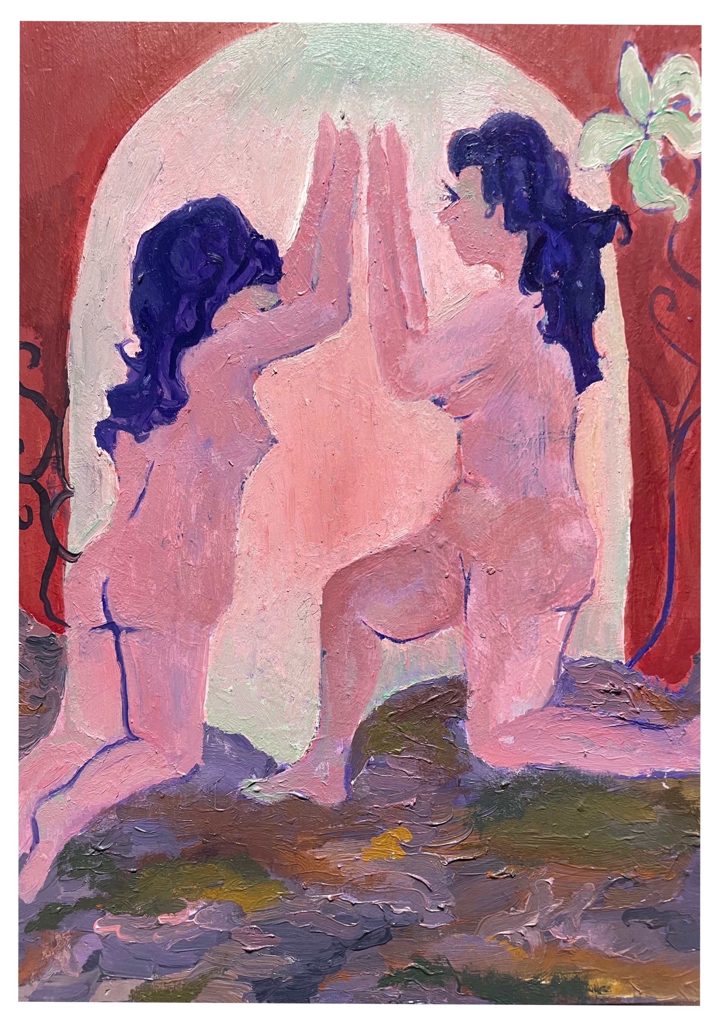Trust as Seen Through The Mirror, Fine Art Print. 5’’x7’’, postcard