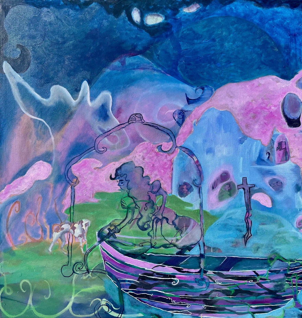 Traversing a Dream, Original painting